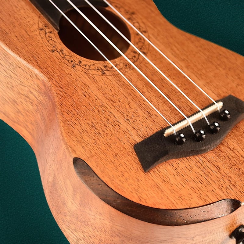 MORSE Soprano Ukulele Arm Rest Ukulele for Beginner Pack-21 Inch with Gig Bag Fast Learn Songbook Tuner Pick All in One Kit - Image 2